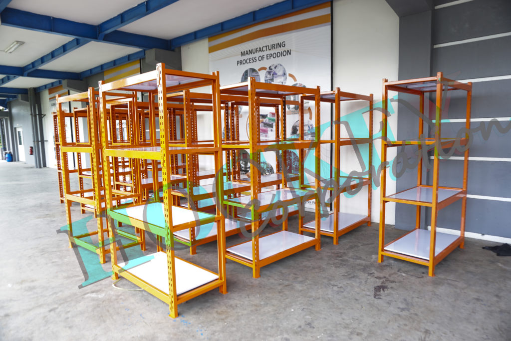 Rak farmasi laboratorium dan rak gudang warehouse heavy dutty
